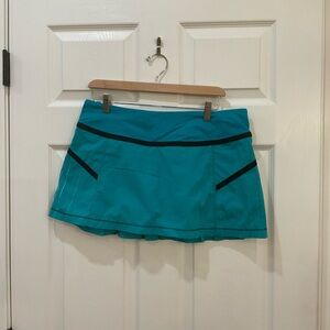 Lululemon Teal Tennis Skort.